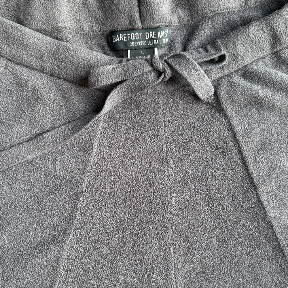Barefoot Dreams CozyChic Gray Women's full length Pants size Large EUC - Picture 3 of 8
